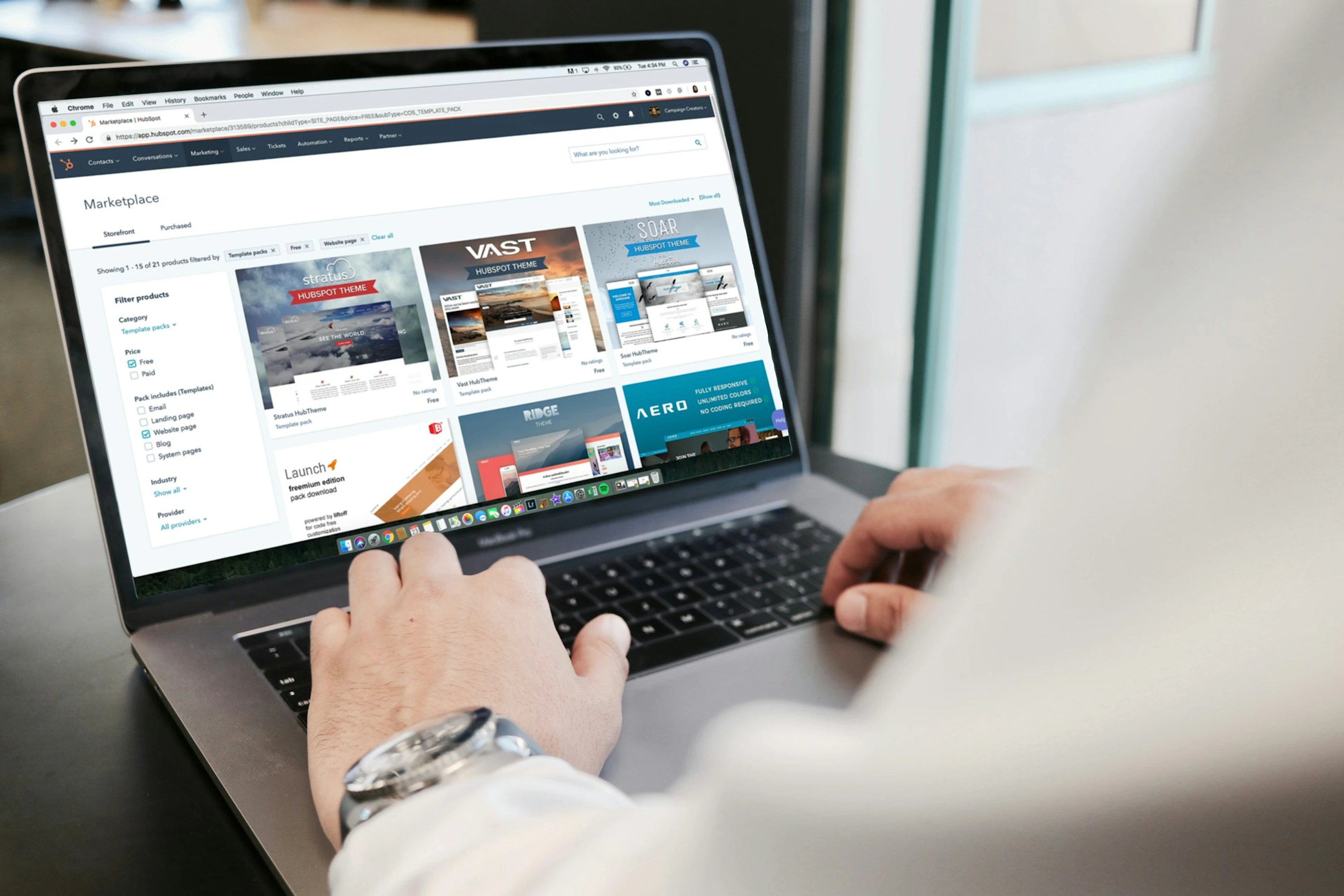 custom web design